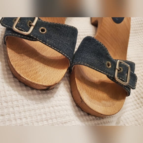 MARC JACOBS -size 9- wood sole slides/ sandals/shoes -clogs - Picture 3 of 6